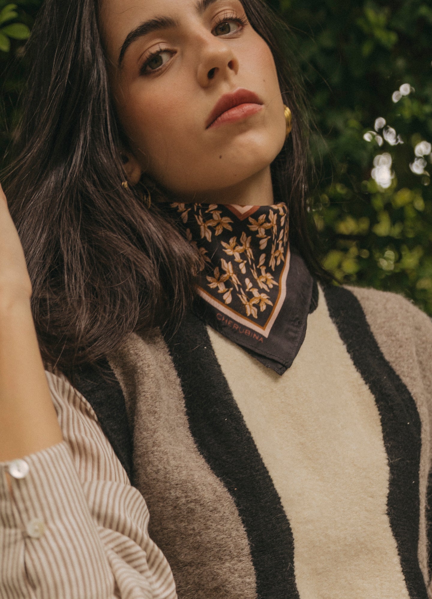 Pañuelo 100% Seda Bruma