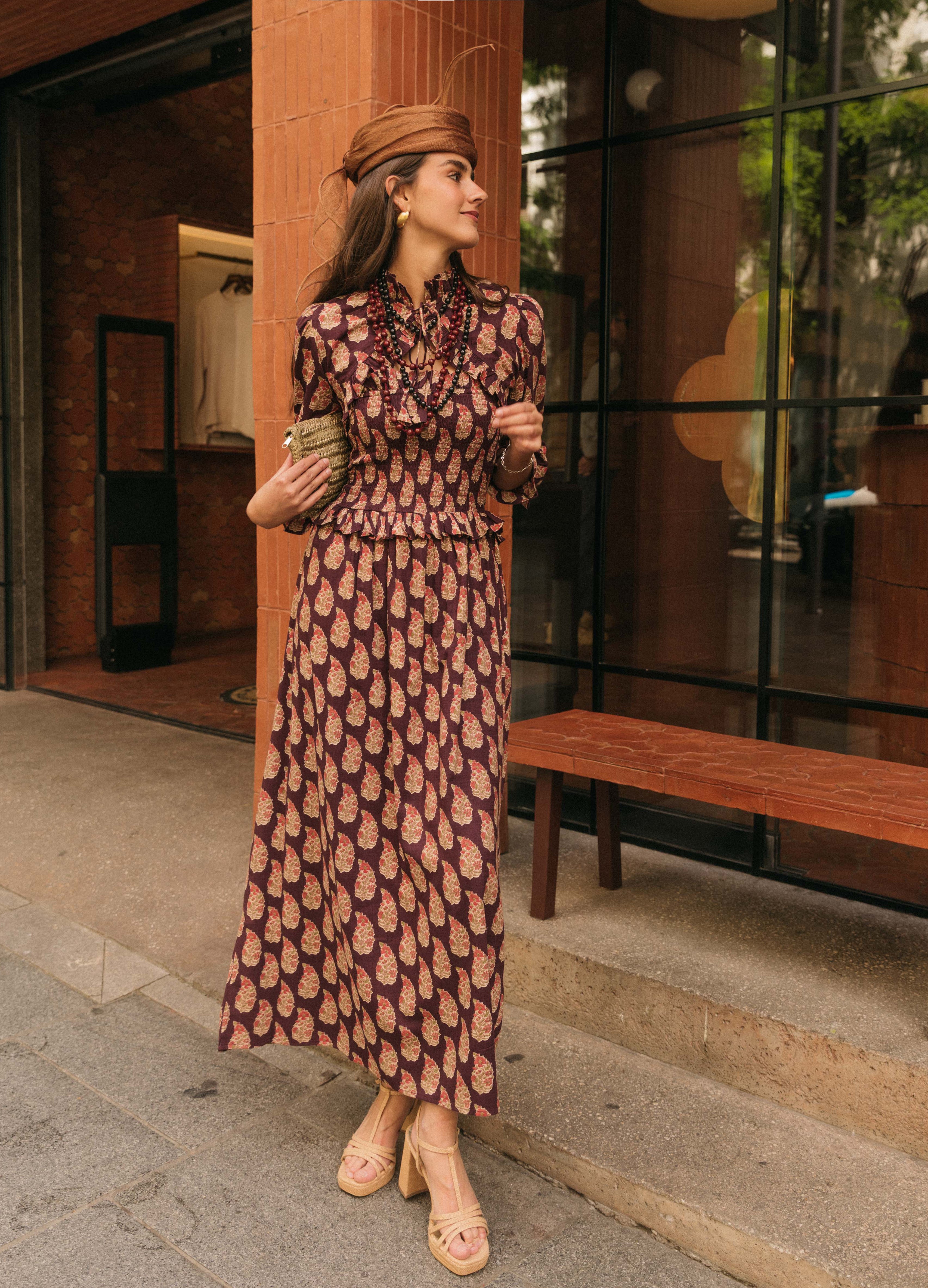 Conjunto de vestido y bolero Camila — Vista 16 | Vestido de invitada Cherubina