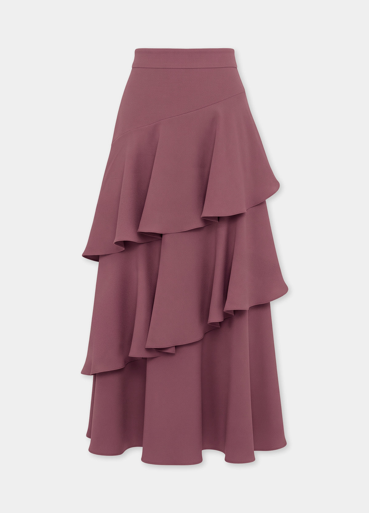 Falda Marquee malva, vista frontal en plano