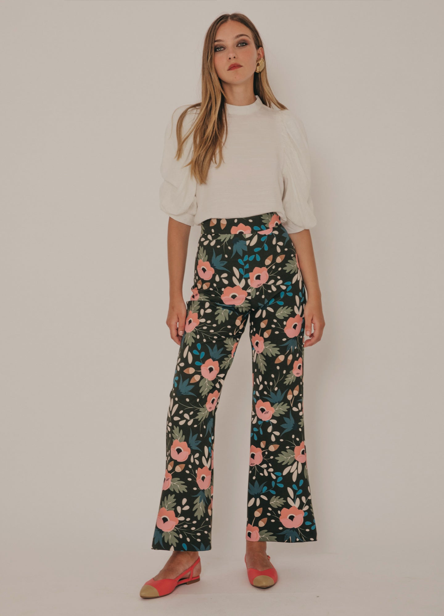 Pantalon Blush à imprimé