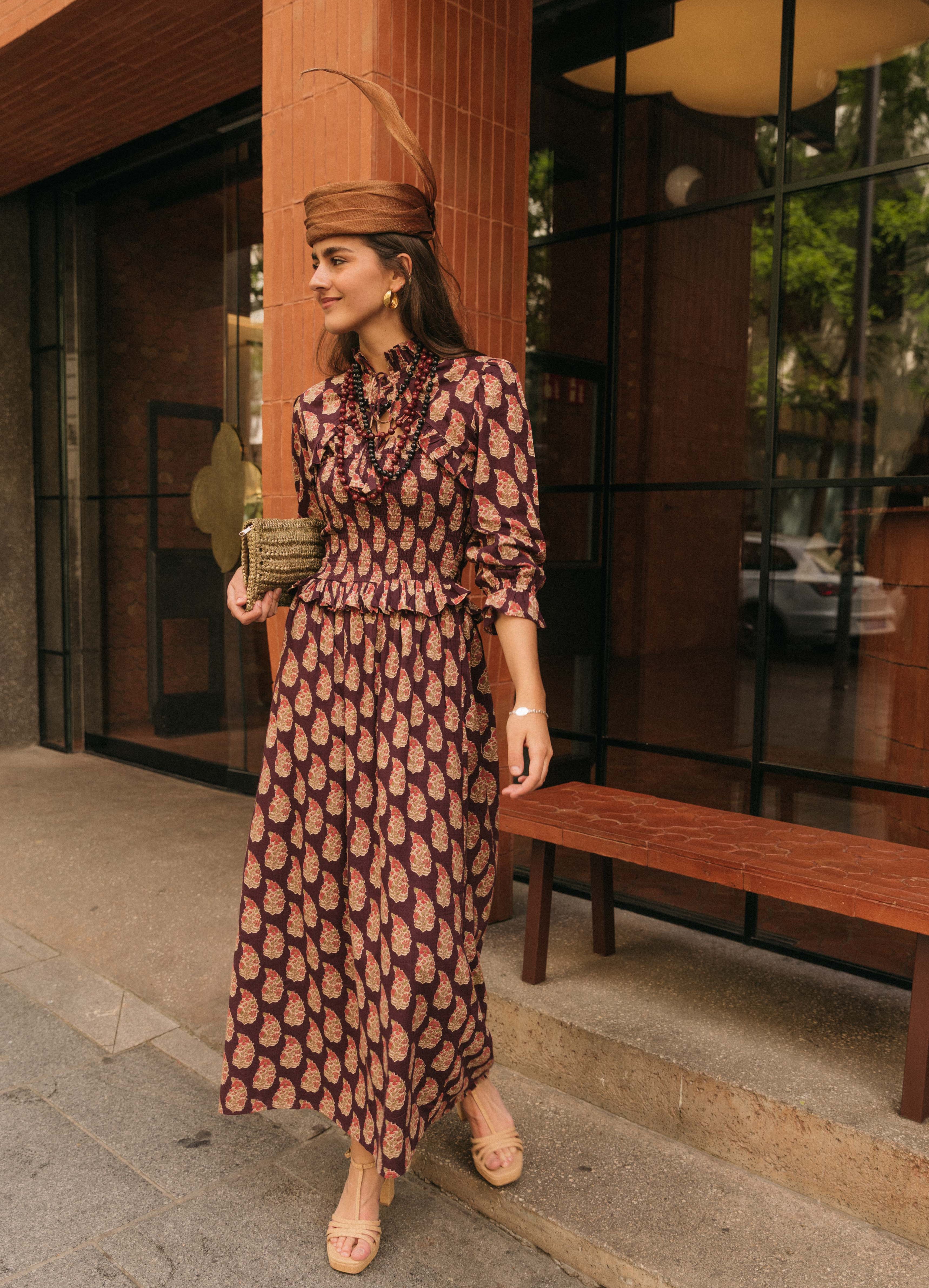 Conjunto de vestido y bolero Camila — Vista 9 | Vestido de invitada Cherubina