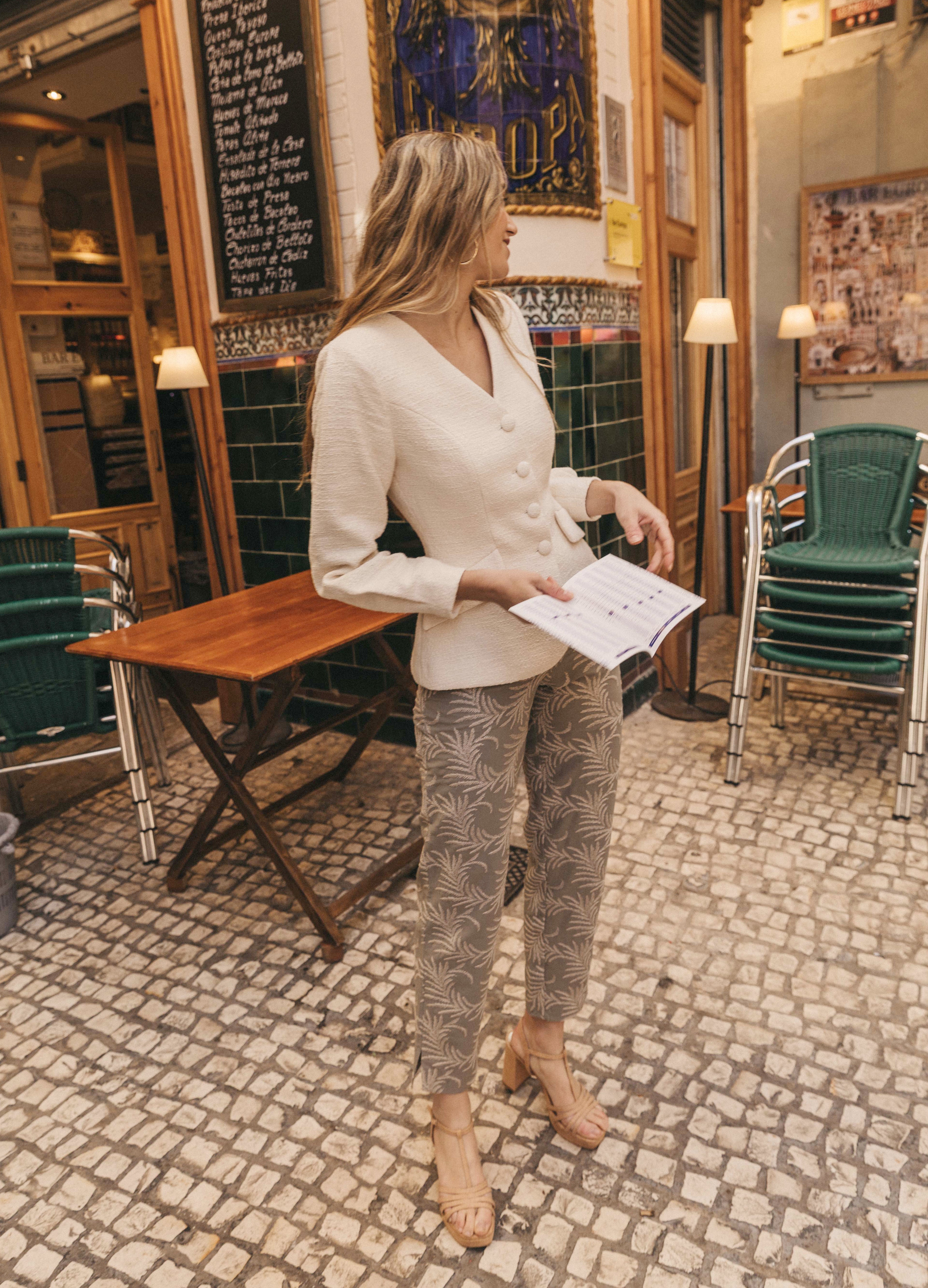 Morgan-Lott jacket and trouser set 