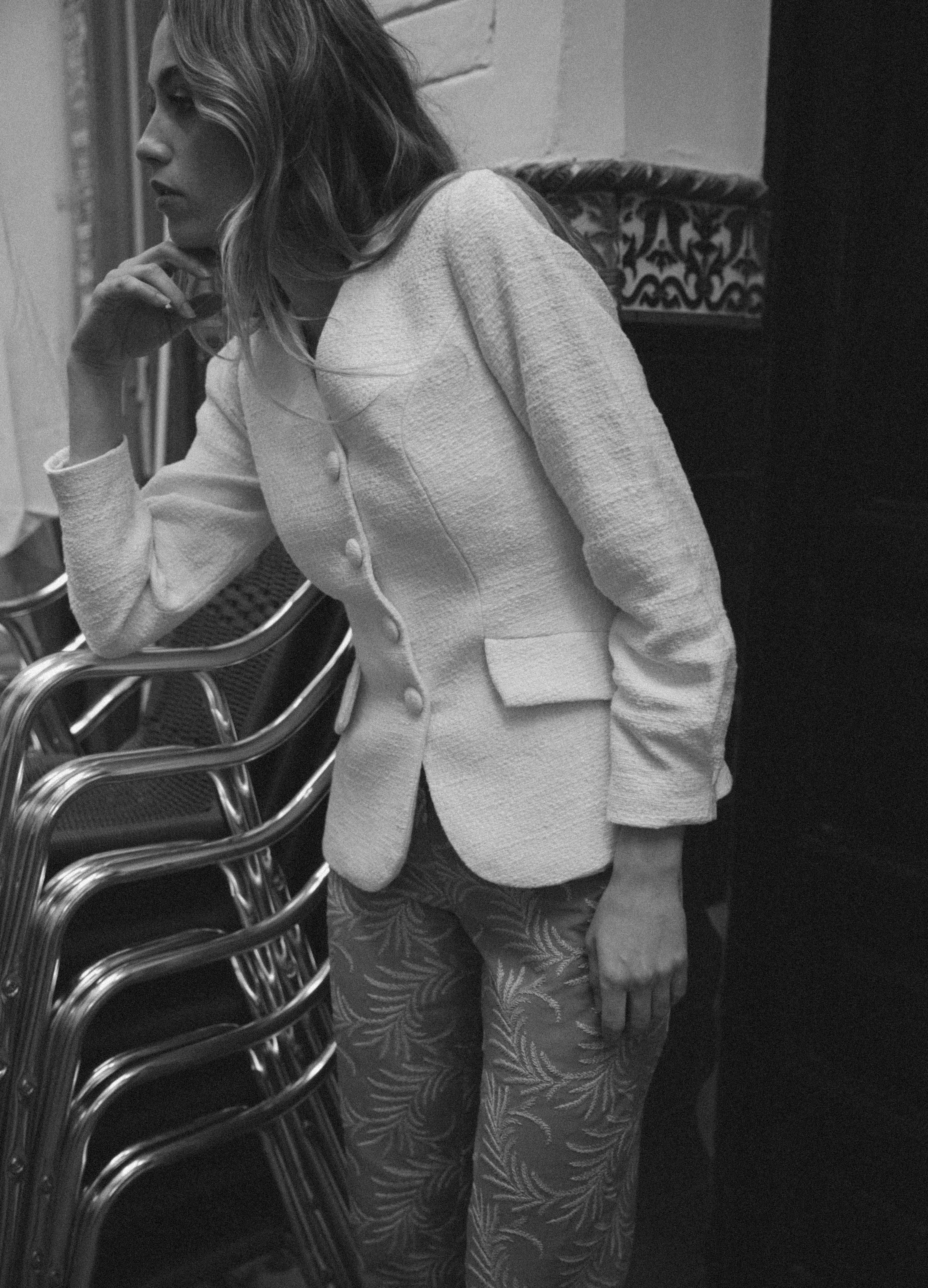 Morgan-Lott jacket and trouser set 