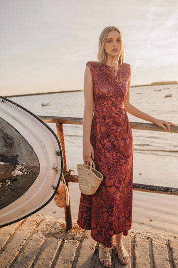 Robe imprimée Clara Morado XS