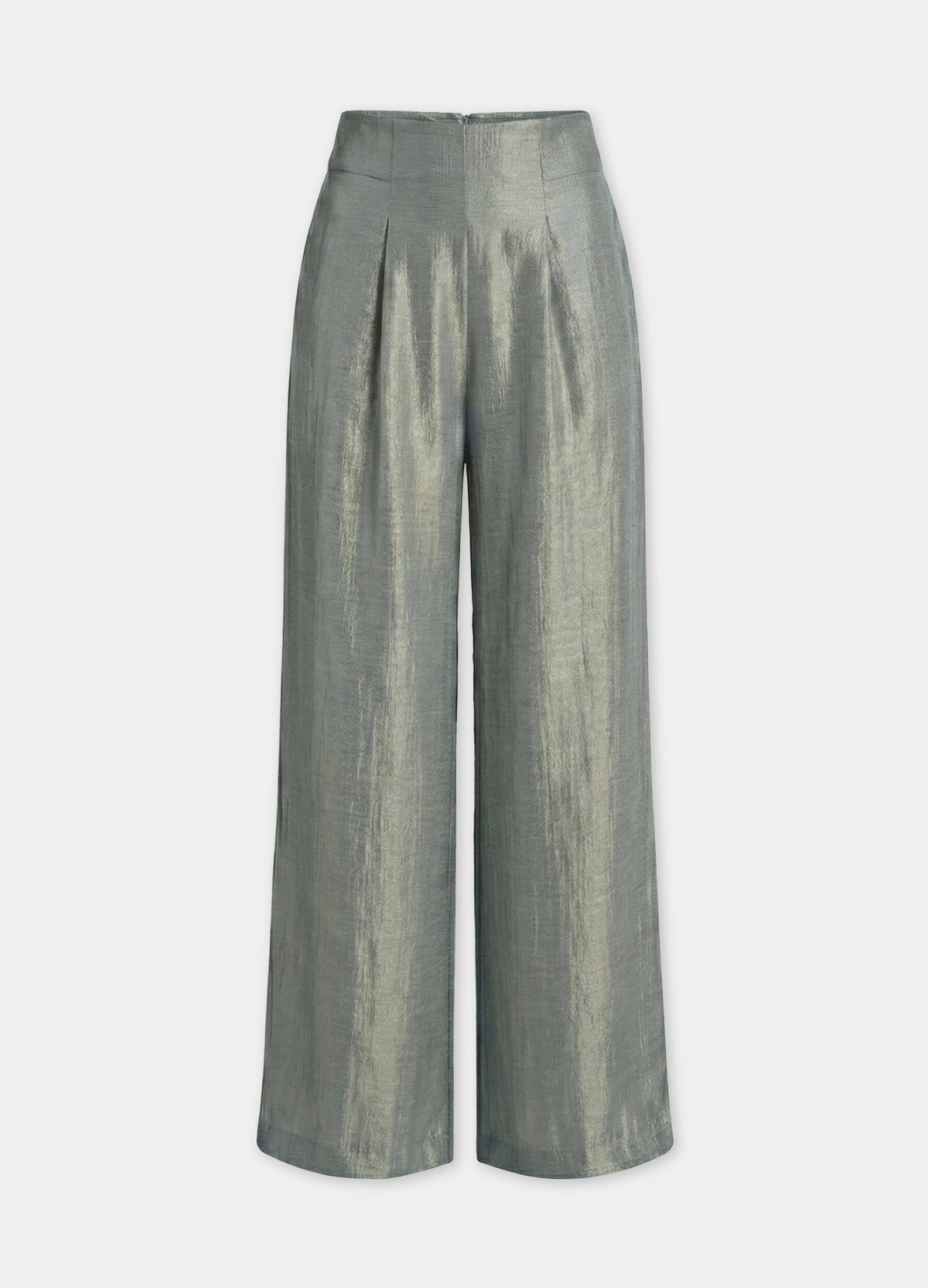 Pantalón Elisette — Pantalón de Invitada Pierna Recta con Brillo | Cherubina