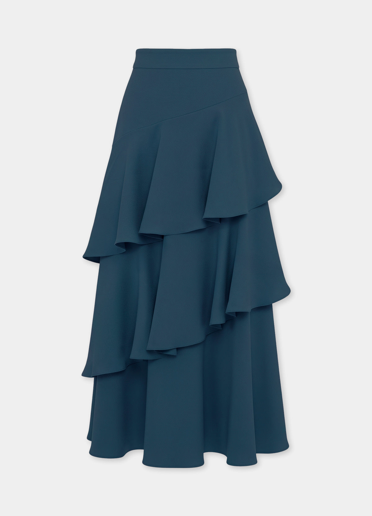 Falda Marquee azul, vista frontal en plano