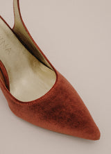 San Antonio velvet shoe