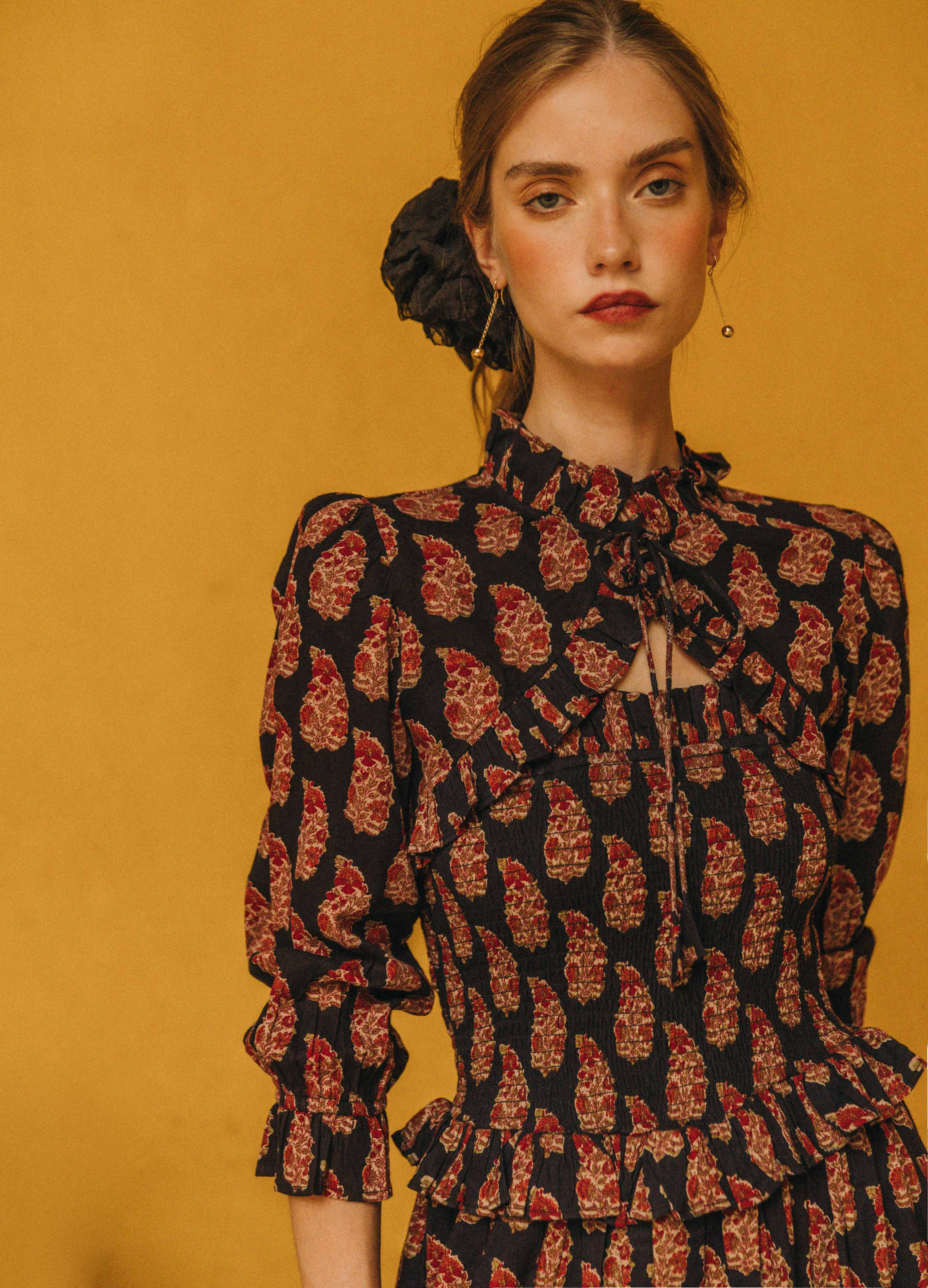Conjunto de vestido y bolero Camila — Vista 6 | Vestido de invitada Cherubina