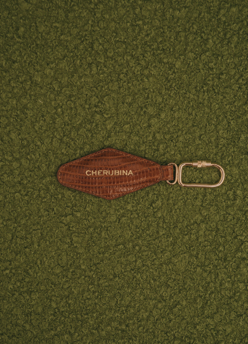 Ginza leather keychain