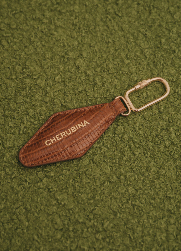 Porte-clés en cuir Ginza