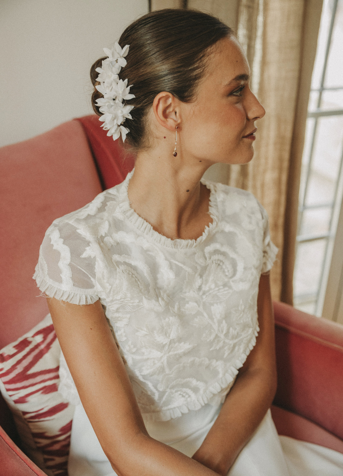 Tocado de novia Eglantine - imagen 2