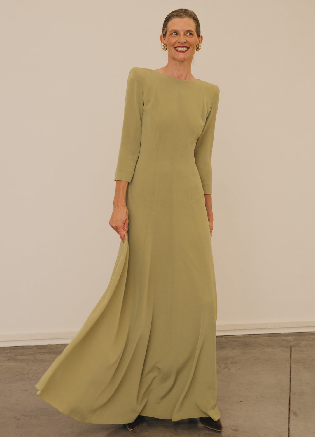 Mother of the Bride dress with closed neckline JANE CHERUBINA