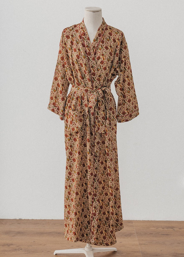Paisley Caramel Robe