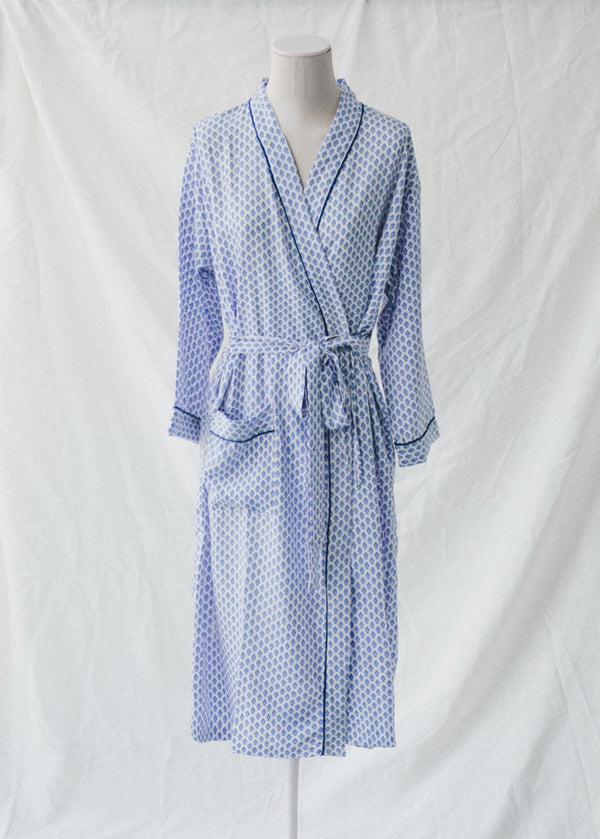 Blue Lys Dressing Gown