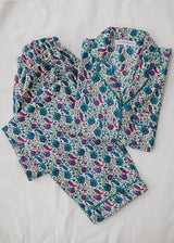 Pijama Paisley Teal