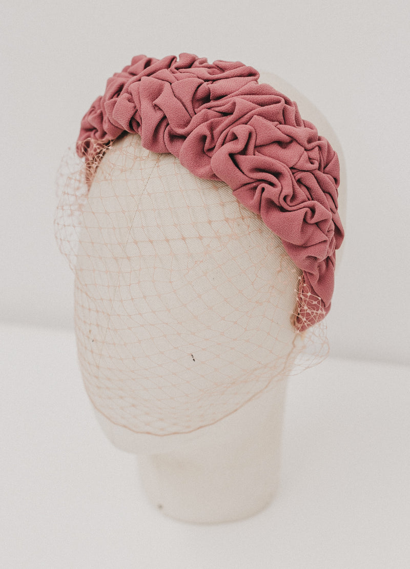 Headdress headband veil | olivia – Cherubina Official